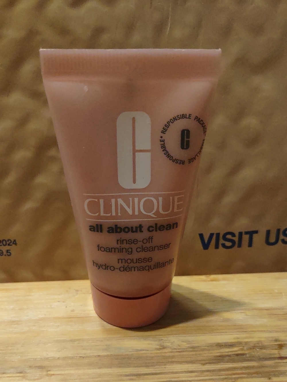 3 For $13.00 Clinique Pink All About Clean Rinse-Off Foaming Cleanser